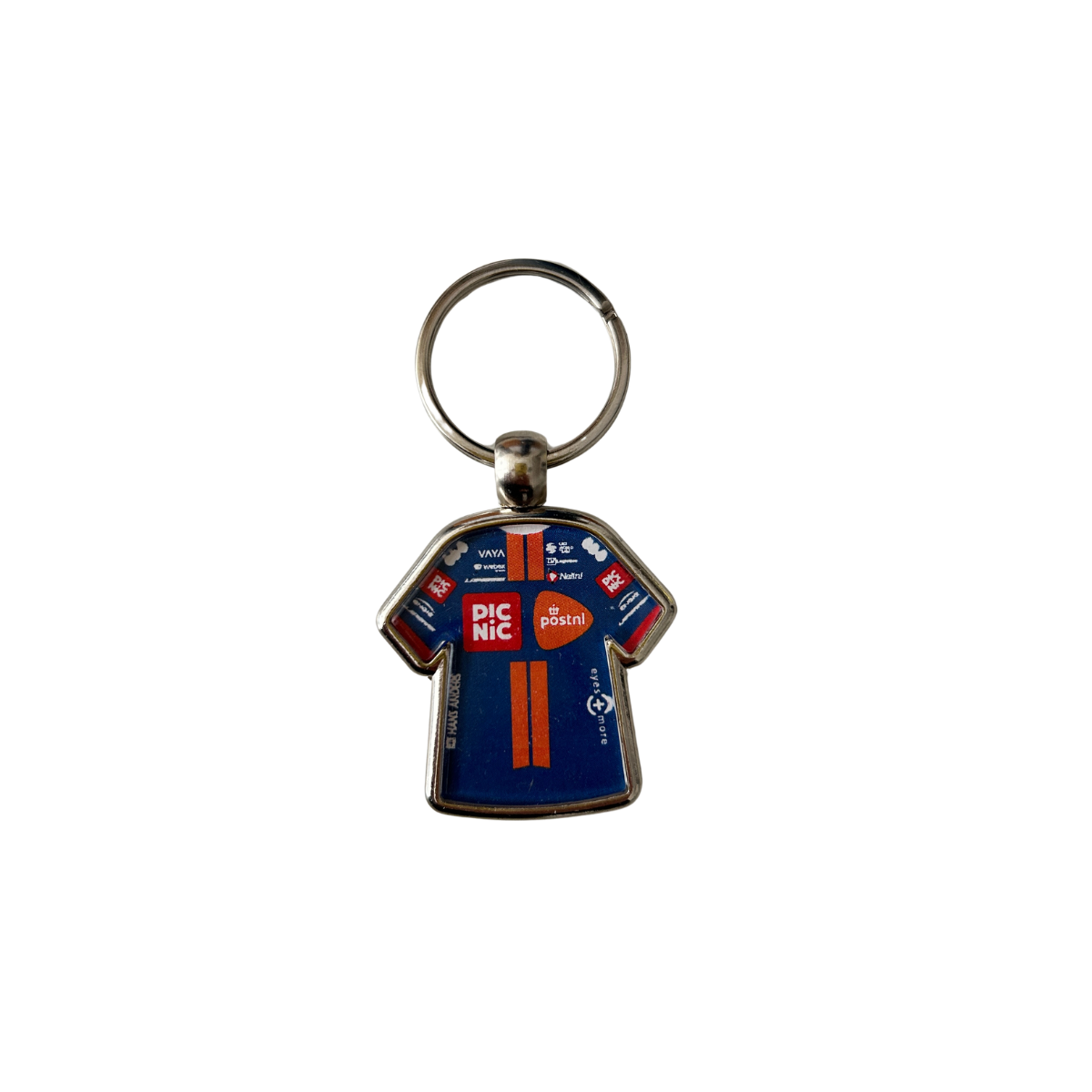 Metalen sleutelhanger van jersey (1 st.)