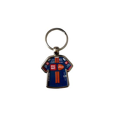 Metalen sleutelhanger van jersey (1 st.)